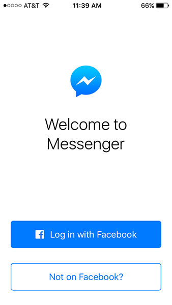 Step One: Open up your Facebook Messenger app on your mobile device.